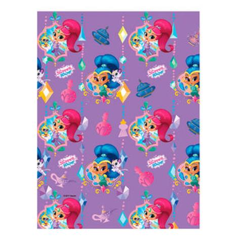 Shimmer & Shine Purple 2m Roll Wrap £0.99